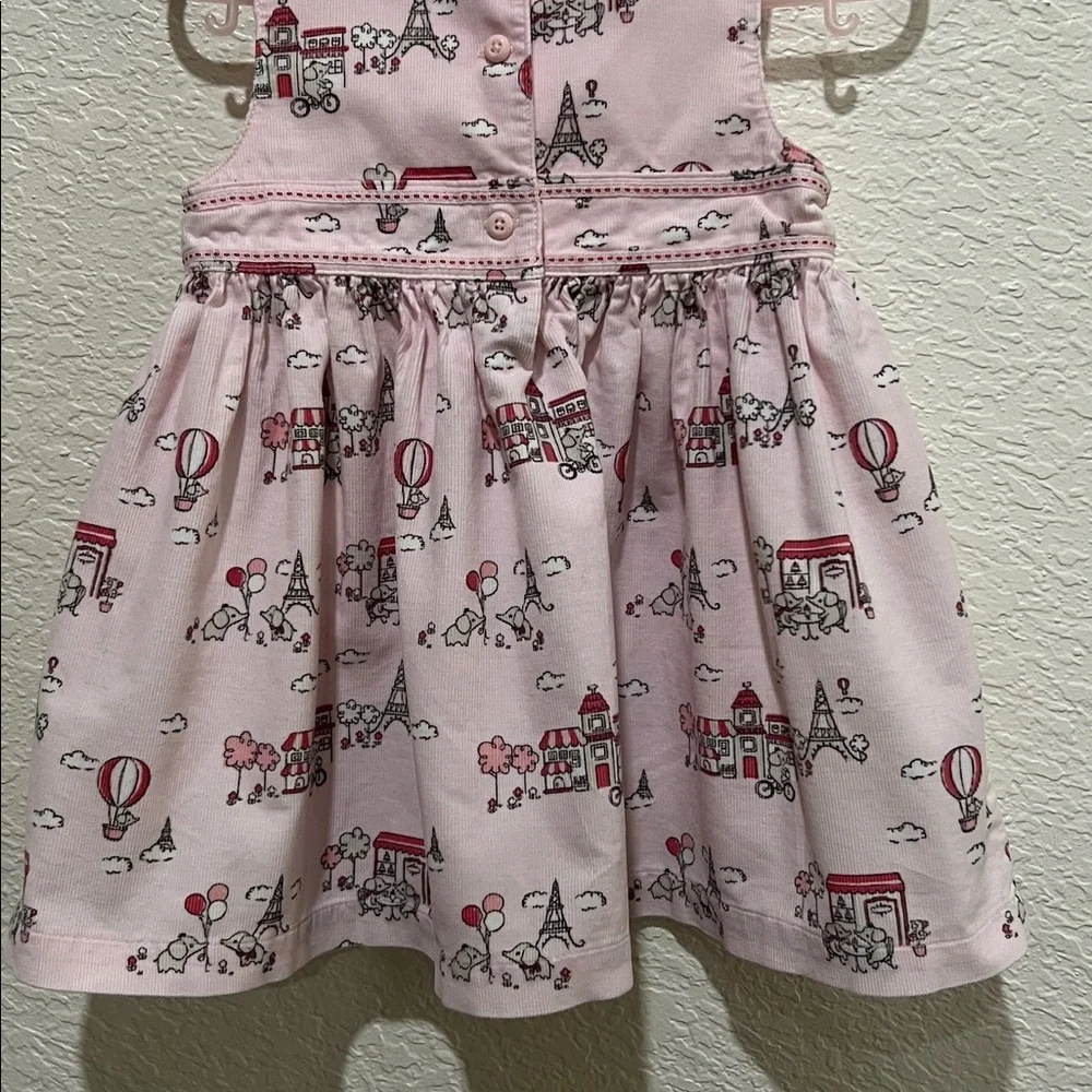 2009 vintage Gymboree Sweet Paris collection corduroy dress size 12-18M